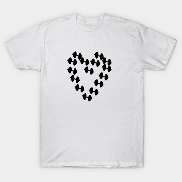 Valentines day gift for gym goers T-Shirt by Vine Time T shirts